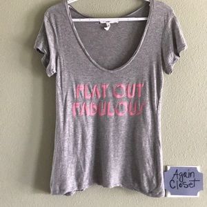 BCBG Women’s “Flat Out Fabulous” Love💖Tee